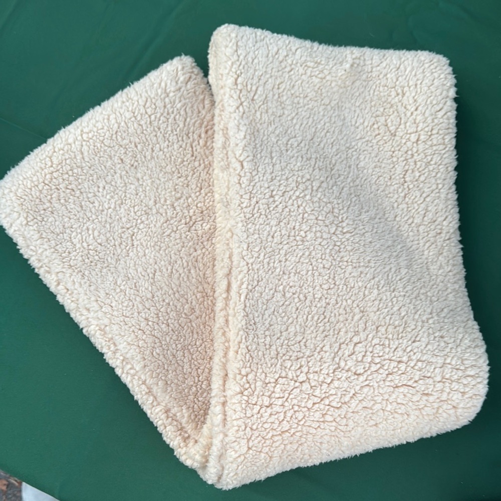 Cozy Cream Sherpa Scarf
